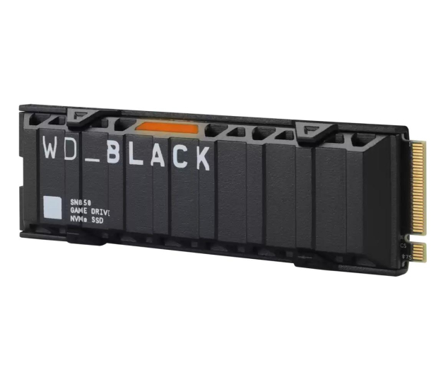 Sandisk 500GB M.2 PCIe Gen4 NVMe Black SN850 Heatsink - 633192 - zdjęcie 4